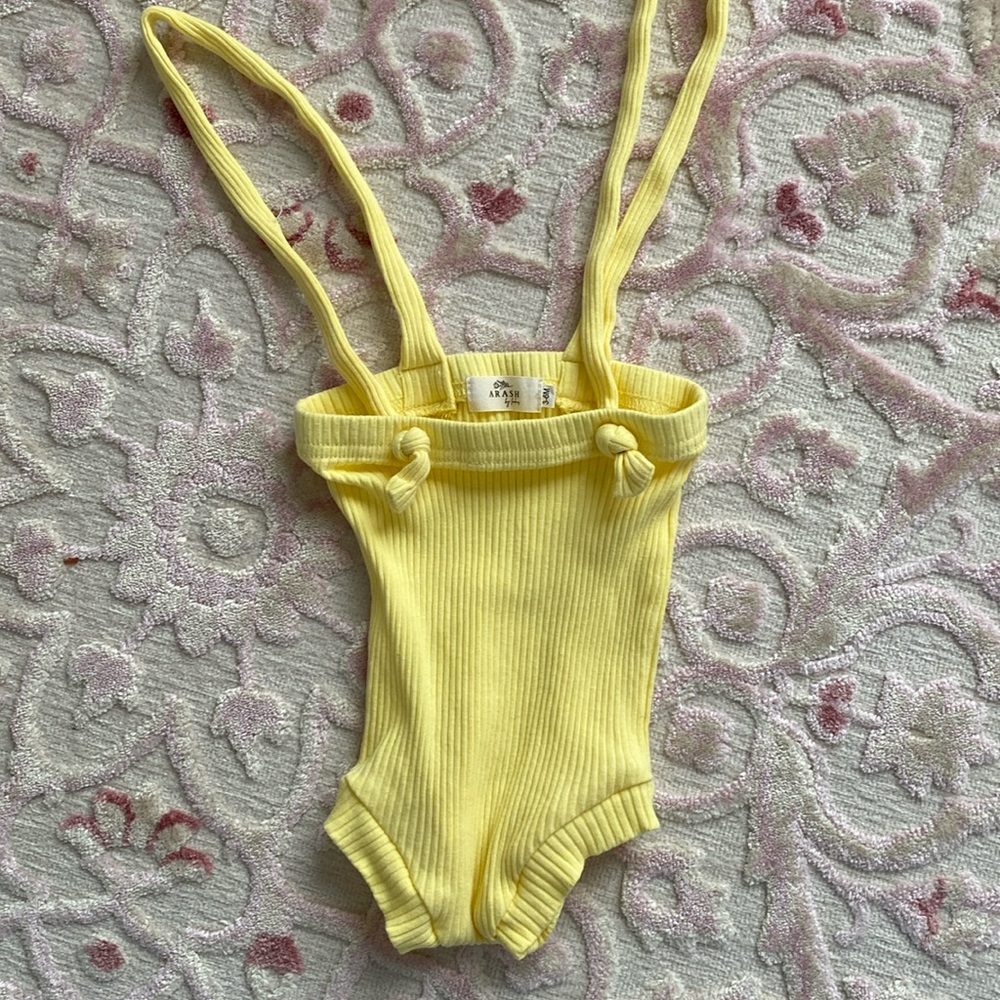 Baby Girl Knitted Suspender, Size 3-6 months One outfit